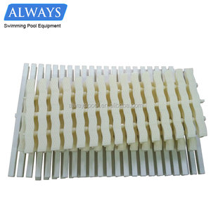 Plástico cubierta de drenaje <span class=keywords><strong>canal</strong></span> piso rejilla desbordamiento <span class=keywords><strong>canal</strong></span> <span class=keywords><strong>piscina</strong></span> rejilla de PVC - Product Image 5