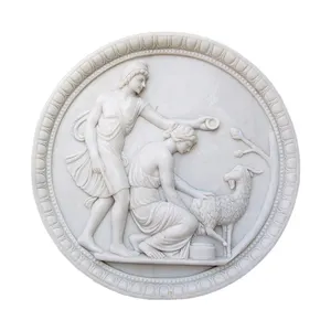Decoration Carved Marble Stone Wall Art Relief