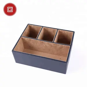 PU leather 메트 vintage desk 문구 주최자 storage box 대 한 \ % sale