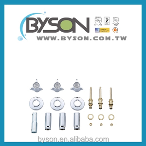 BYSON KIT55005 Kit de reconstruction de douche de salle de bain au design moderne finition zinc/acier/plastique/laiton chromé - Product Image 2