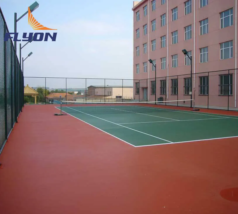 Acrilico pavimentazioni sportive paddle campo da tennis portatile all'aperto campo da basket