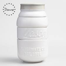 Kitchen Mason Jar Vintage Decor Ceramic Mason Jar <strong>Measuring</strong> <strong>Cups</strong> <strong>Sets</strong> - Product Image 5