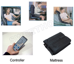 Alfombrilla de masaje con calefacción eléctrica térmica vibratoria para todo el cuerpo, cojín de asiento <span class=keywords><strong>Lumbar</strong></span>, colchón de masaje con calor para coche y hogar - Product Image 5