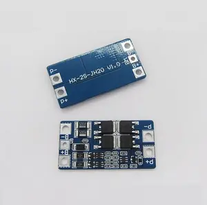 2S 10a 7.4V 18650 Lithium Batterij Beschermingsplaat Met 8.4V Balansfunctie Oplader Bescherm Module Bms Pcm