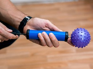 ActEarlier Pompa Tangan Kecil, Pompa Tangan Bola Basket Manual Bola Biru - Product Image 4