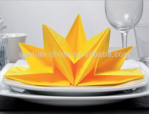 Giallo brillante banchetto per tovagliolo piega - Product Image 1