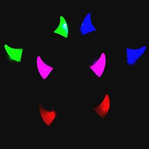 Corna da Diavolo Luminose con Fascia LED per Costume di Halloween, Decorazioni per Feste di Capodanno, Corna Stampate da 9 Pollici, 3000 Pezzi - Product Image 2