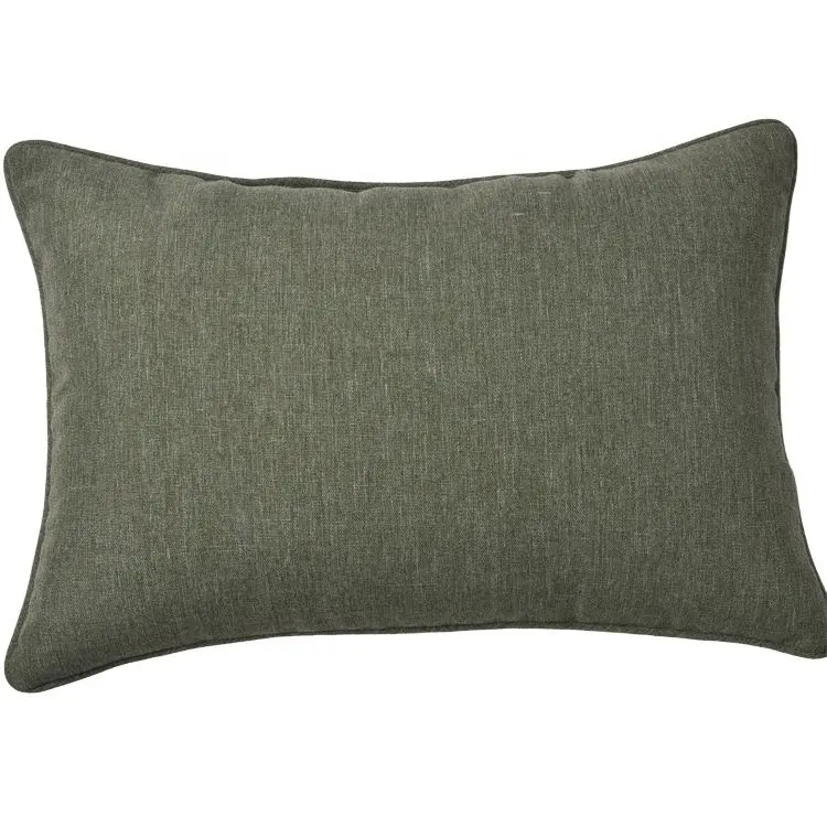 Dış yeşil dekoratif yastıklar atmak yastık kumaş 40 yetişkin boyun baskı dikdörtgen sınıf küresel 5 USD % 100% Olefin 45x30x39cm