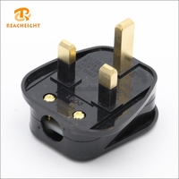 AC 250V 13A BS Certificat 3 Broches UK Wireless Rewireable Plug