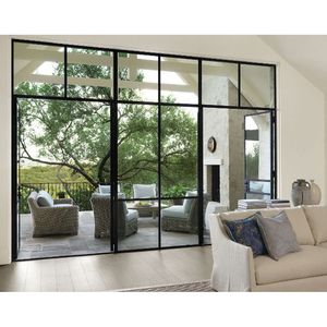 Maison du sol au plafond fenêtres à battant en verre de fer baies vitrées à faible émissivité à vendre - Product Image 2