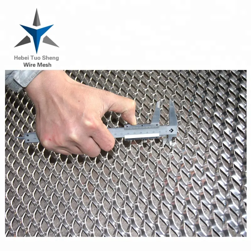 Aluminum and steel expanded metal mesh