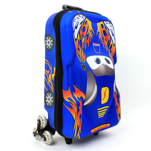 Bolsas escolares Trolley con ruedas maleta para niños, mochila scooter, impresión 3d de dibujos animados niños mochila eva mochila escolar - Product Image 2