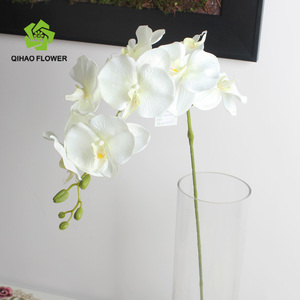 Grosse tête de soie <span class=keywords><strong>orchidée</strong></span> fleur artificielle pour la <span class=keywords><strong>d</strong></span>écoration murale - Product Image 4