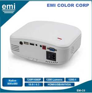 2021 chi phí thấp Mini DLP chiếu với đa phương tiện LCD LED USB kết nối - Product Image 6