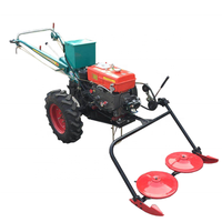Tondeuse à gazon agricole avec double disque avant, puissante tondeuse à gazon