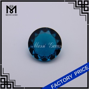 ingrosso <span class=keywords><strong>blu</strong></span> <span class=keywords><strong>e</strong></span> <span class=keywords><strong>verde</strong></span> taglio rotondo di vetro di pietra - Product Image 3