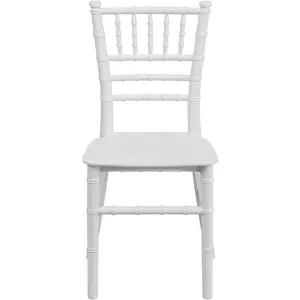 Silla Chiavari Moderna Apilable de Plástico para Niños, Silla de Escritorio Francesa para Niños, para Bodas, Eventos, Hoteles y Fiestas, Hecha de PP - Product Image 1