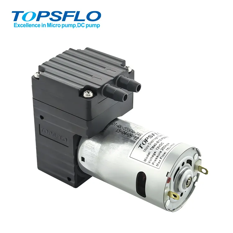 Yüksek basınçlı DC fırça motoru Mini gaz diyafram hava pompası/mikro diyafram vakum pompası