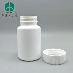 HDPE Plastic Bottle 120cc With CRC Cap For Pill Capsule