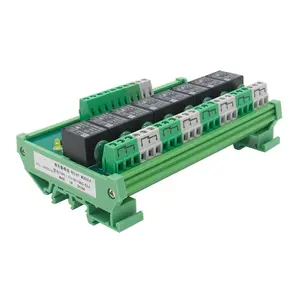 8 Channel T73 Interface Relay Module 24VDC DIN Rail Panel Mount