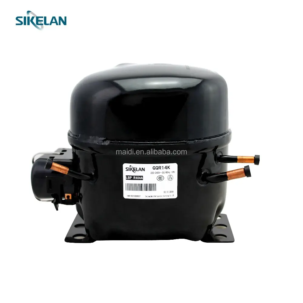 SIKELAN R404a cooler freezer geladeira compressores herméticos de refrigeração auto a/c compressor para venda GQR14K 745W