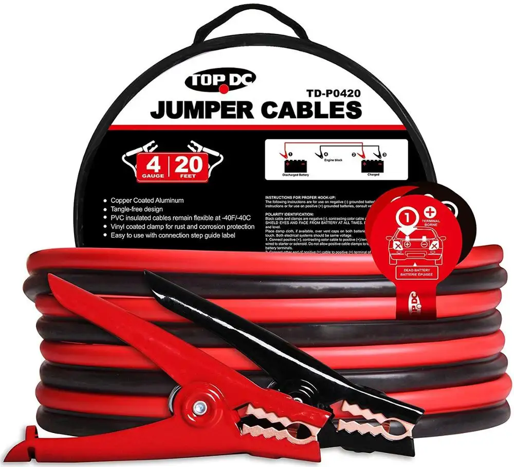 Auto Accessories Emergency Tool Jumping Cables Power Jumper Booster Cable
