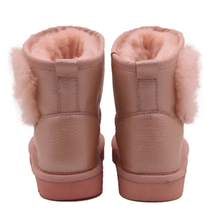 Fabbrica Metallic Mucca Peluche <span class=keywords><strong>per</strong></span> bambini <span class=keywords><strong>Neve</strong></span> <span class=keywords><strong>Stivali</strong></span> Colorati Ragazze Scarpe JLX-DF-412 - Product Image 2