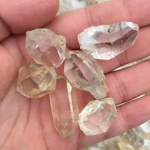 Superiore Herkimer Diamante di Cristallo Di Quarzo Point Per Fare Gioielli