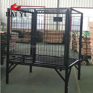 BAIYI merek kualitas tinggi Modern logam padat rumah anjing besar kandang anjing bernapas ramah lingkungan untuk dijual - Product Image 3
