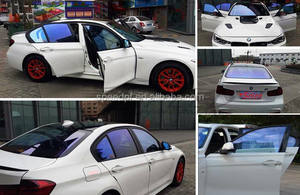 חומר korea באיכות גבוהה 70-85% חלון vlt אור שמש סגול מכונית tint סרט - Product Image 4