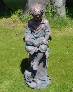 Heißer verkauf outdoor bronze boy skulptur - Product Image 1