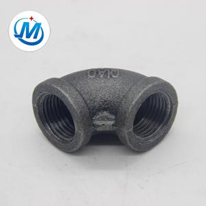 צינור הולם שחור טריטון <span class=keywords><strong>90</strong></span> תואר 1/8 "-6" גודל נזיל ברזל אבזרי צנרת מרפק