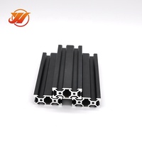 Carril lineal con ranura en V, 2040, 3030, 20x20mm, extrusión de viga de marco de aluminio, perfiles industriales extruidos al por mayor para enrutador cnc