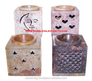 Soapstone Aroma Oil Burner/ Carved Aroma Oil Diffuser - Product Image 1