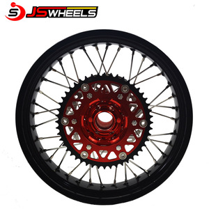 Ruedas de aleación de motocicleta Supermoto de 17 pulgadas para CR125 CR250 CRF250 CRF450 - Product Image 1