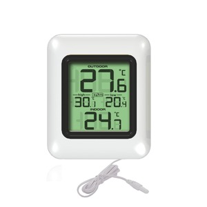 FT0048 Thermomètre Intérieur Extérieur avec Sonde de Température Filaire Étanche pour Congélateur Thermomètre pour Réfrigérateur Quotidien Haut Bas - Product Image 1