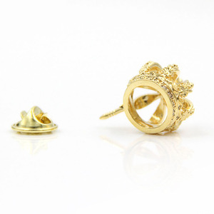 Bán Buôn 3D Hình Vương Miện Pha Lê Ve Áo <span class=keywords><strong>Pins</strong></span> Vàng Vương Miện Ve Áo <span class=keywords><strong>Pins</strong></span> - Product Image 5
