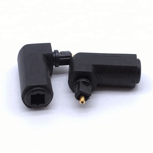 Quang 3.5 mét nữ mini jack cắm để kỹ thuật số Toslink nam âm thanh Adapter góc 90 độ - Product Image 2