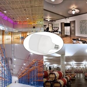 <span class=keywords><strong>Ampoule</strong></span> <span class=keywords><strong>LED</strong></span> haute puissance E27 <span class=keywords><strong>E40</strong></span> T80 T100 T120 T140 T160 20W 30W 40W 50W 60W 100W en aluminium et plastique, forme en T - Product Image 6