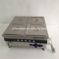 Gewerbliche Küchen buffet ausrüstung Warm halten Tisch Hot Food Display Wärmer