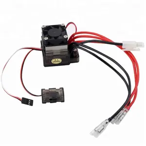 חדש 320A 7.2V-16V מוברש ESC אלקטרוני מהירות בקר עם צלעות קירור קירור מאוורר עבור RC רכב משאית סירה