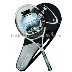 Günstige Aluminium individuell gestalten Sie Ihren eigenen Tennis schläger Schläger Großhandels preis für Werbezwecke