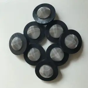 Stainless Filter 60 100 Micron 304 316 Stainless Steel Rubber Washer Filter Mesh Cap For Sink Strainer