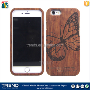 Alibaba express turquie laster bois véritable cas de téléphone pour iphone 6 s plus - Product Image 2