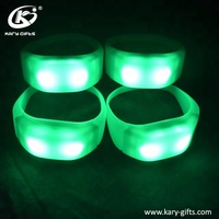 Type de fournitures de fête d'événement Festival Occasion Led Light up Bracelet activé par le son