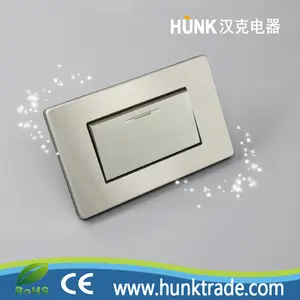 Material eléctrico de china gran 1 gang 1 way interruptor de vivienda usada