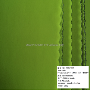 Tela de neopreno marca <span class=keywords><strong>Anson</strong></span>, hoja de tela de malla laminada de neopreno BK - Product Image 2