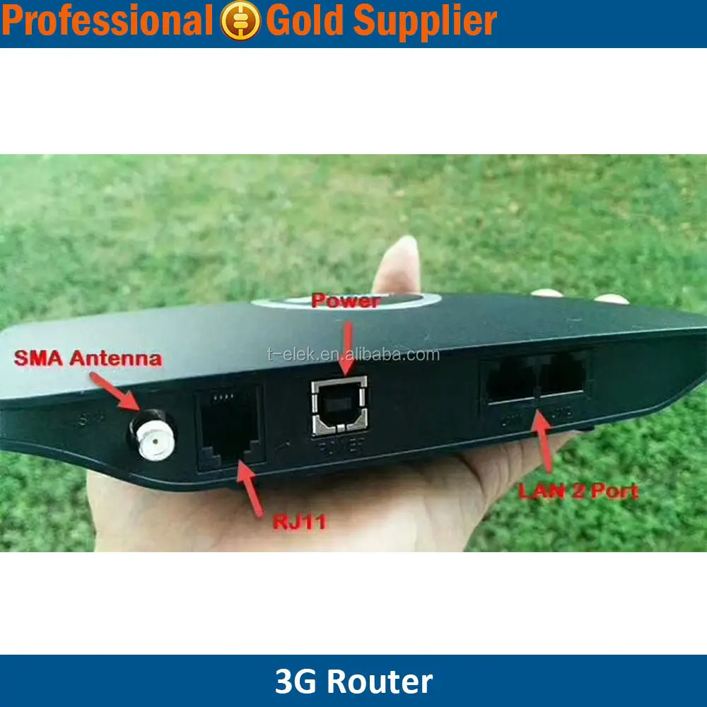 अनलॉक सिम कार्ड स्लॉट के साथ 3G वायरलेस होम गेटवे रूटर B681
