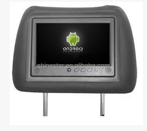 7 "inch Cab <span class=keywords><strong>taxi</strong></span> 3G 4G Wifi <span class=keywords><strong>LCD</strong></span> Máy nghe nhạc quảng cáo tựa đầu với hệ điều hành Android - Product Image 4