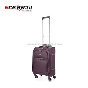 22x14x9" Carry On MAX Lightweight Upright Travel Trolley Bags Cabin Luggage Suitcase, 4 Wheel Spinner Spinner, Maximum Allowance